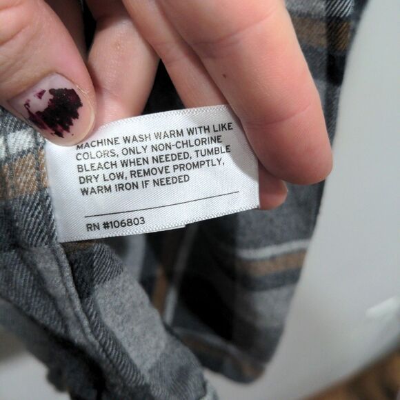 Duluth Mens Magna Ready Free Swingin Flannel Relaxed Fit LS Shirt Size XL Gray - Picture 8 of 13